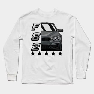 Grey M4 F82 Long Sleeve T-Shirt